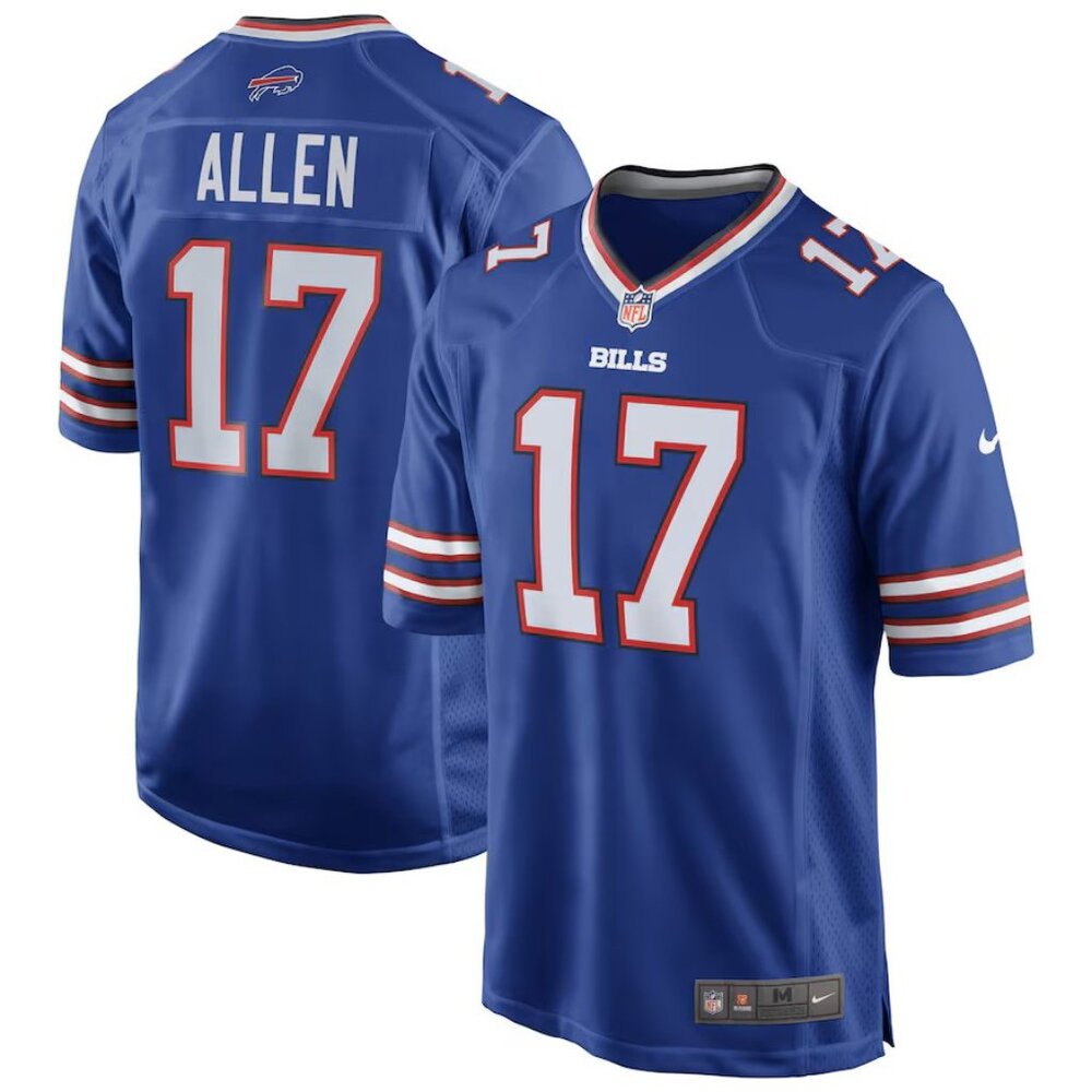 Nike Josh Allen Buffalo Bills Team Game Player Jersey NWOT Various Sizes